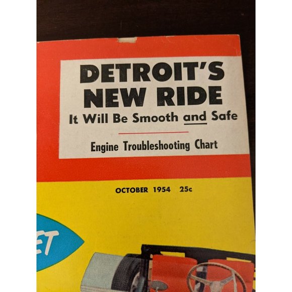 Motor Trend Magazine OCTOBER 1954 X-Ray Sports Car Hudson Italia Pontiac Sharp - Picture 2 of 9